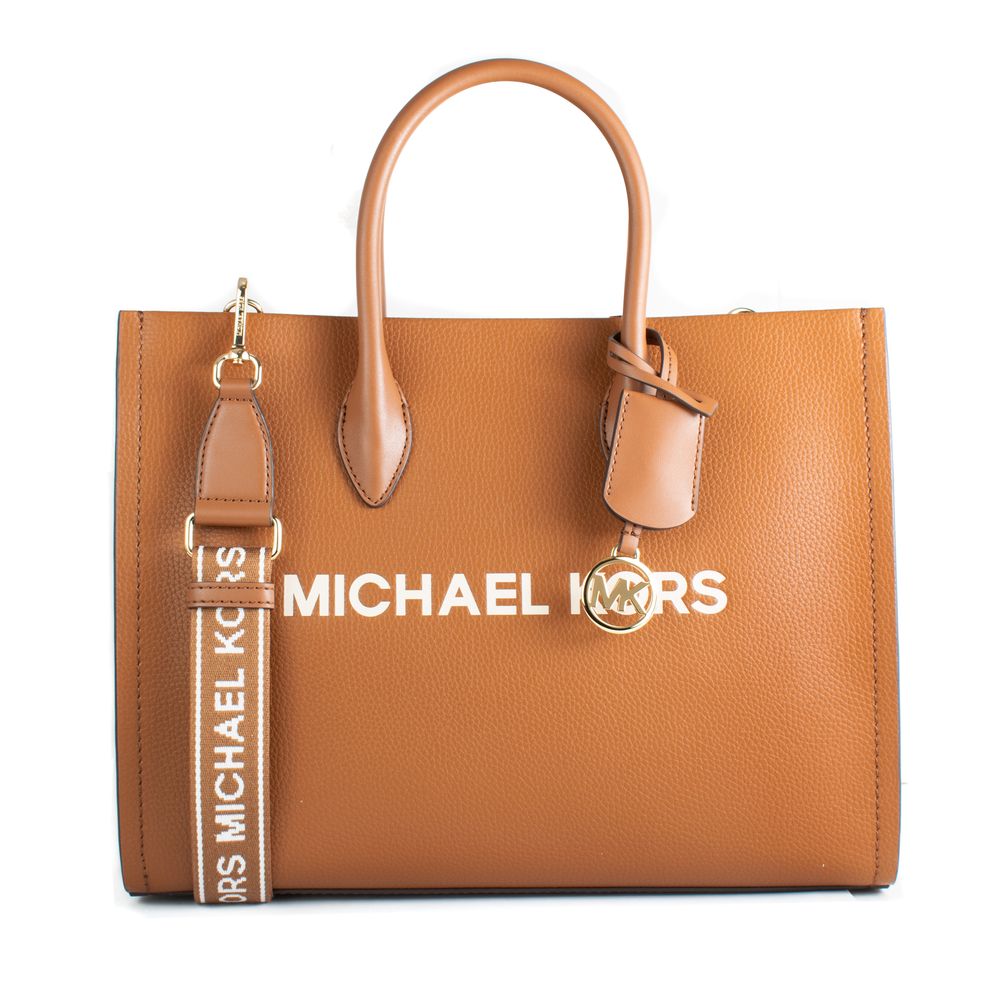 Michael Kors Braune Leder Schultertasche