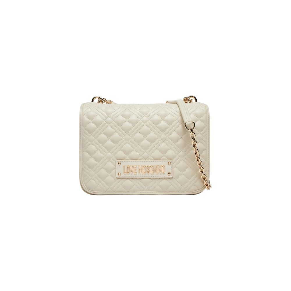 Love Moschino Beige Polyethylen Handtasche