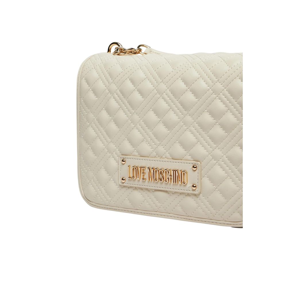 Love Moschino Beige Polyethylen Handtasche