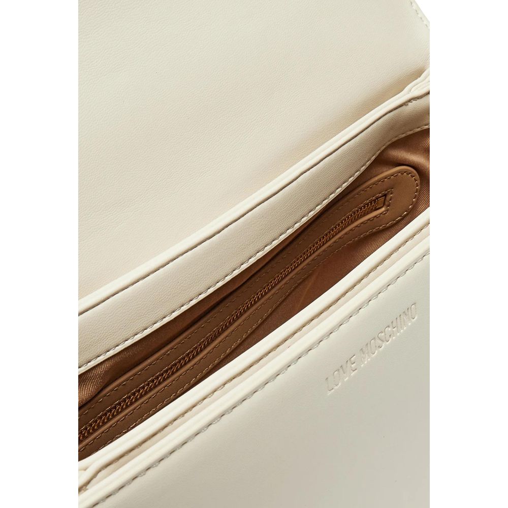 Love Moschino Beige Polyethylen Handtasche