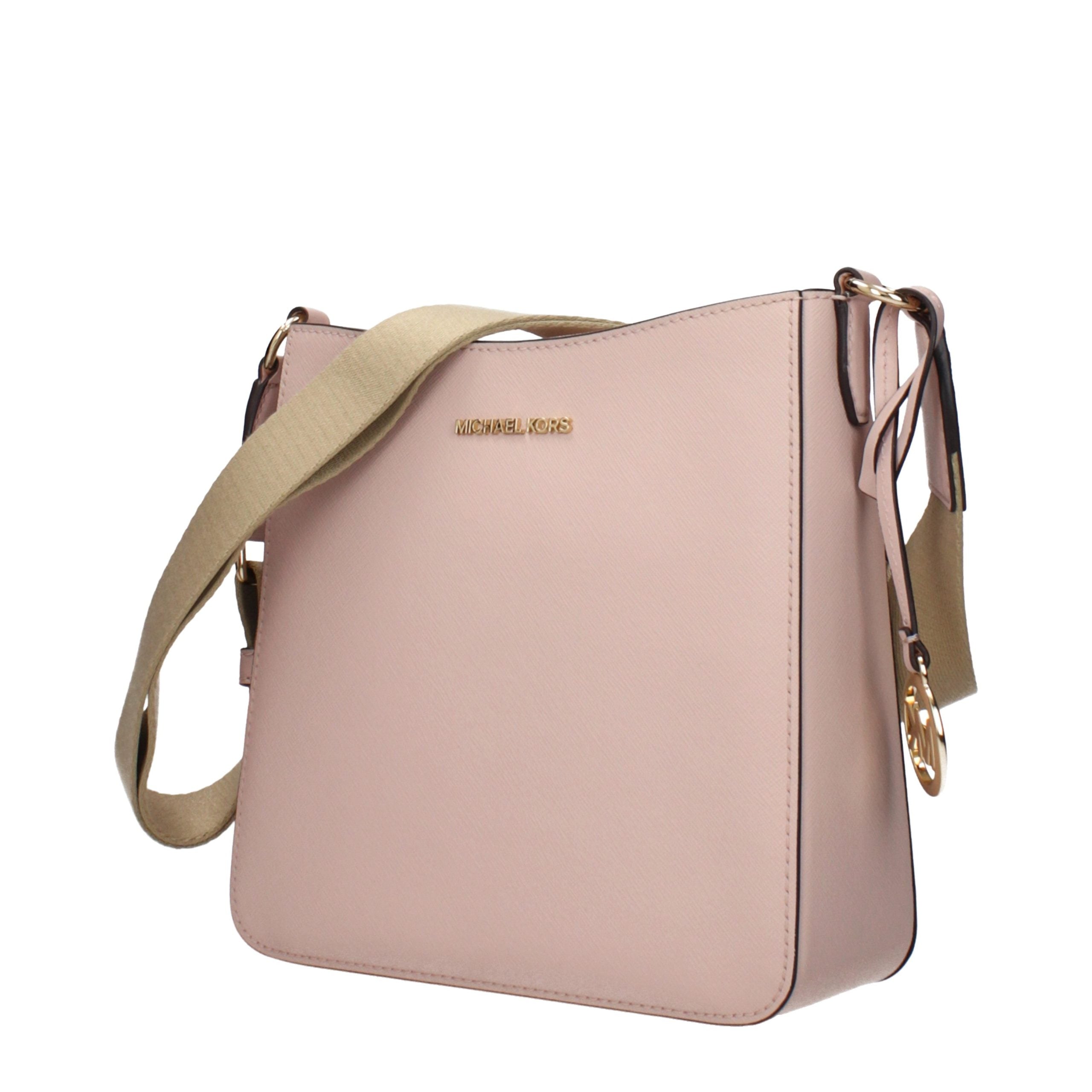Michael Kors Schultertasche aus rosafarbenem Leder
