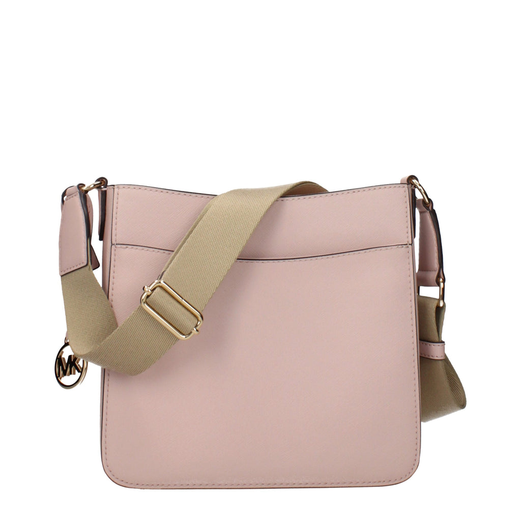 Michael Kors Schultertasche aus rosafarbenem Leder