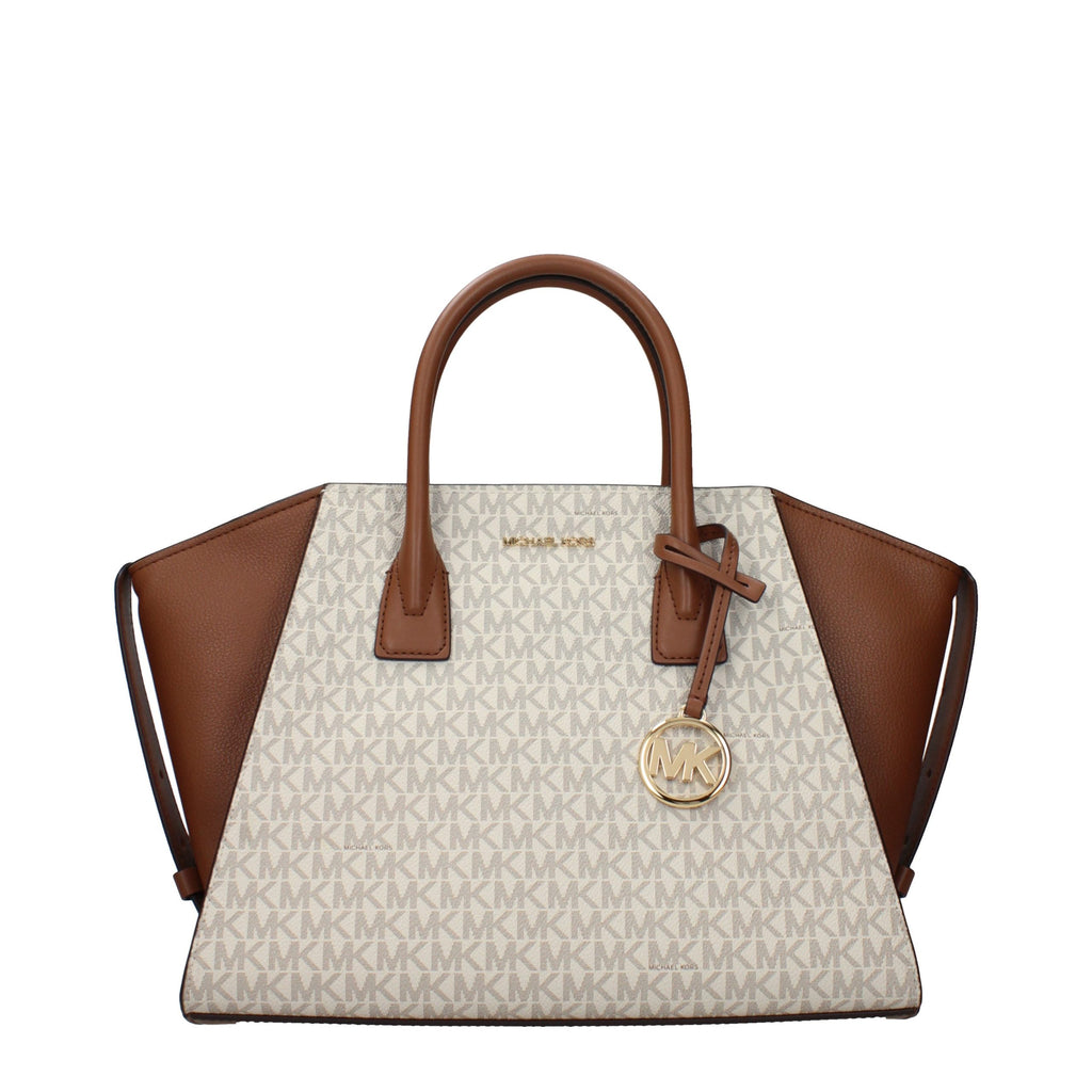 Michael Kors Beige Stoffhandtasche