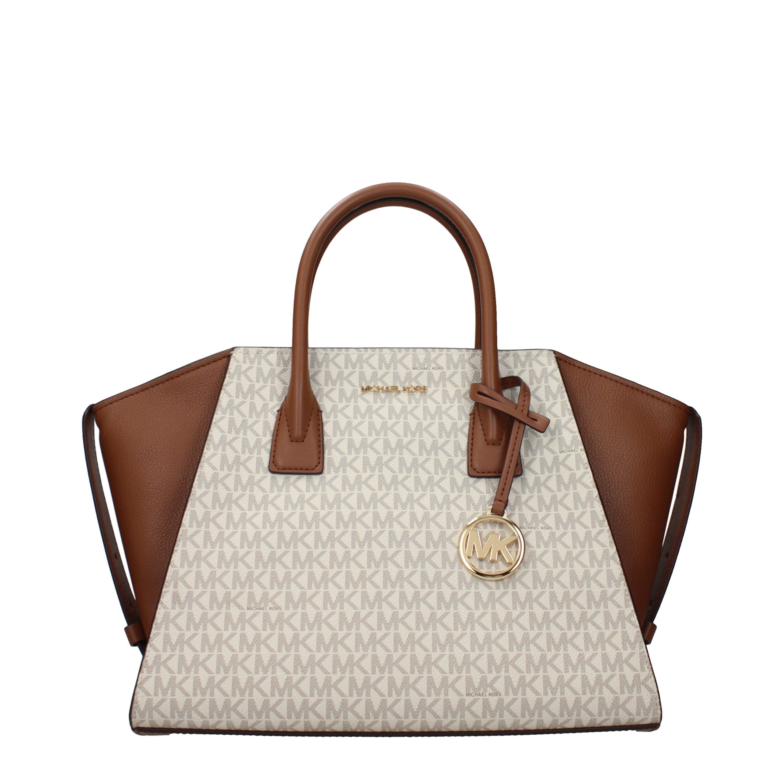 Michael Kors Beige Stoffhandtasche
