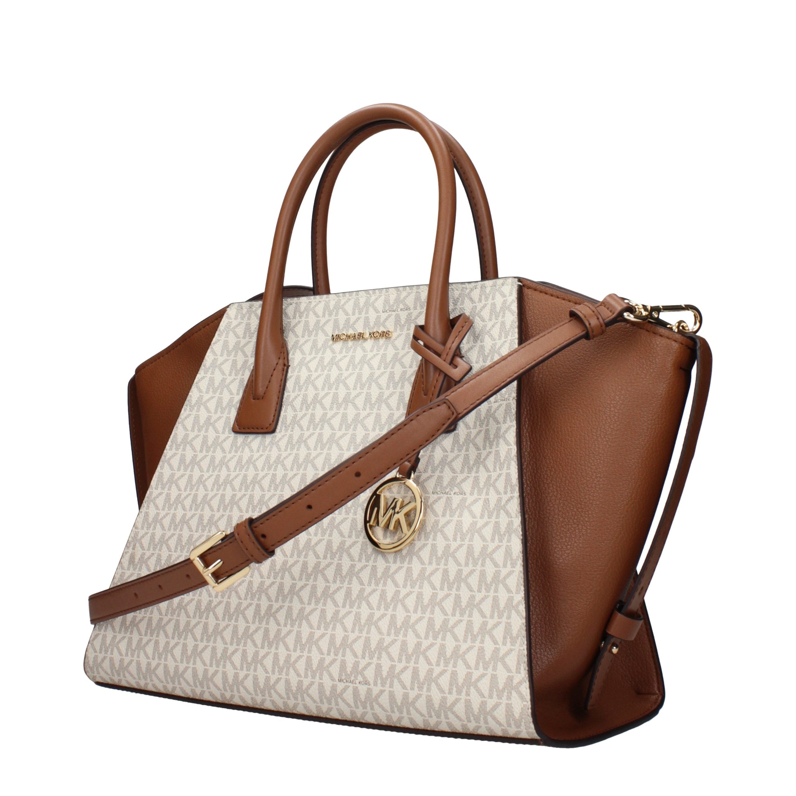Michael Kors Beige Stoffhandtasche