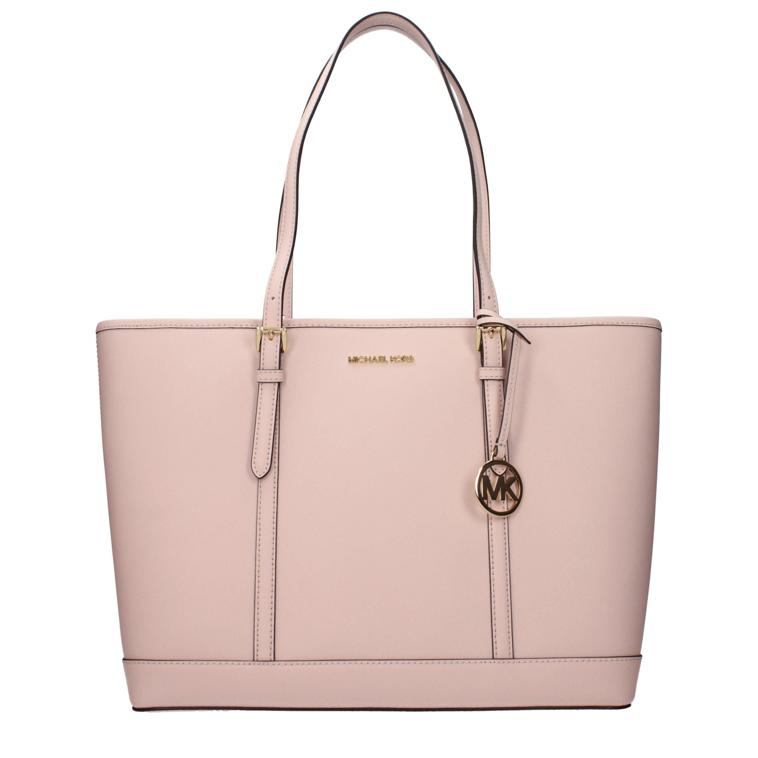 Michael Kors Schultertasche aus rosafarbenem Leder
