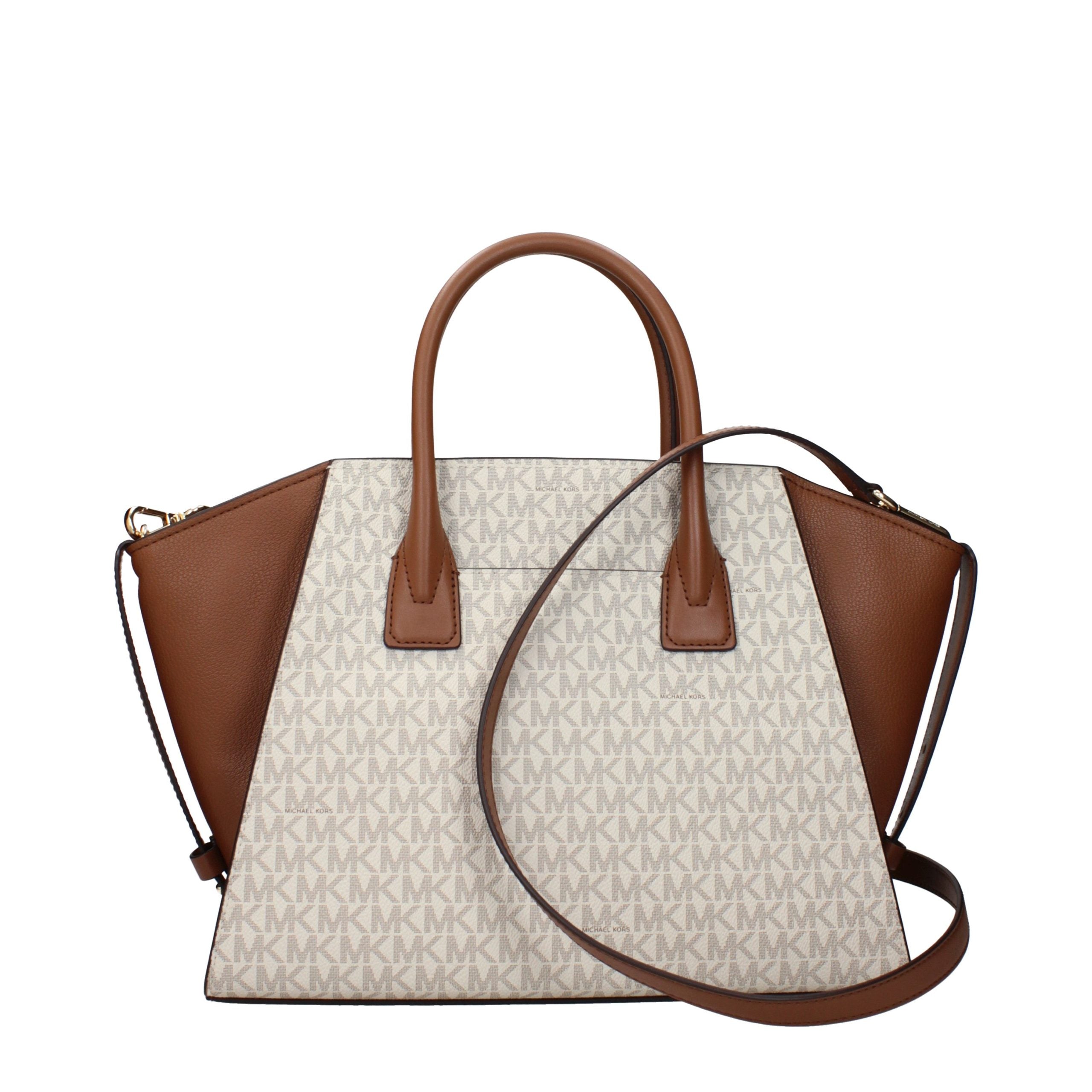 Michael Kors Beige Stoffhandtasche