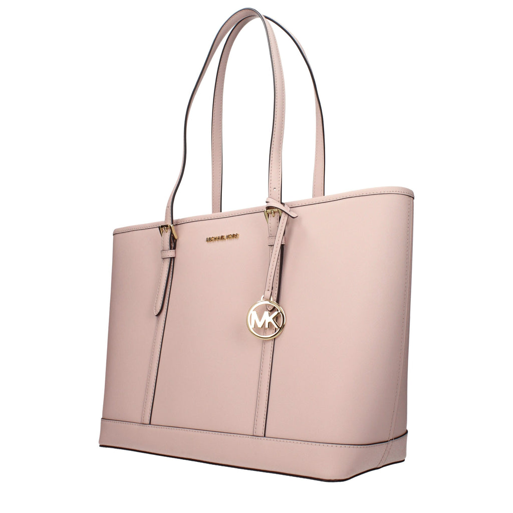 Michael Kors Schultertasche aus rosafarbenem Leder