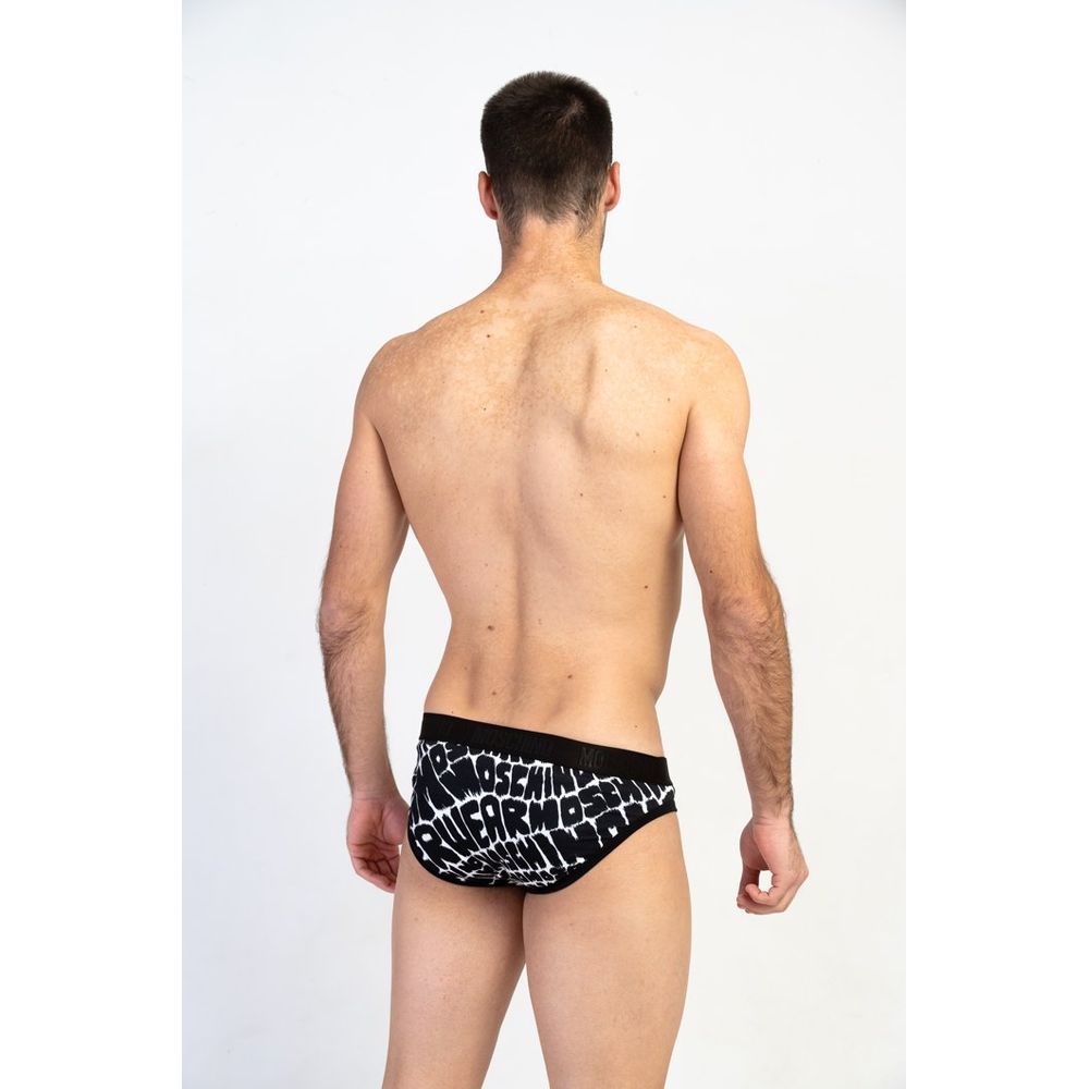 Moschino Schwarze Baumwoll-Slips