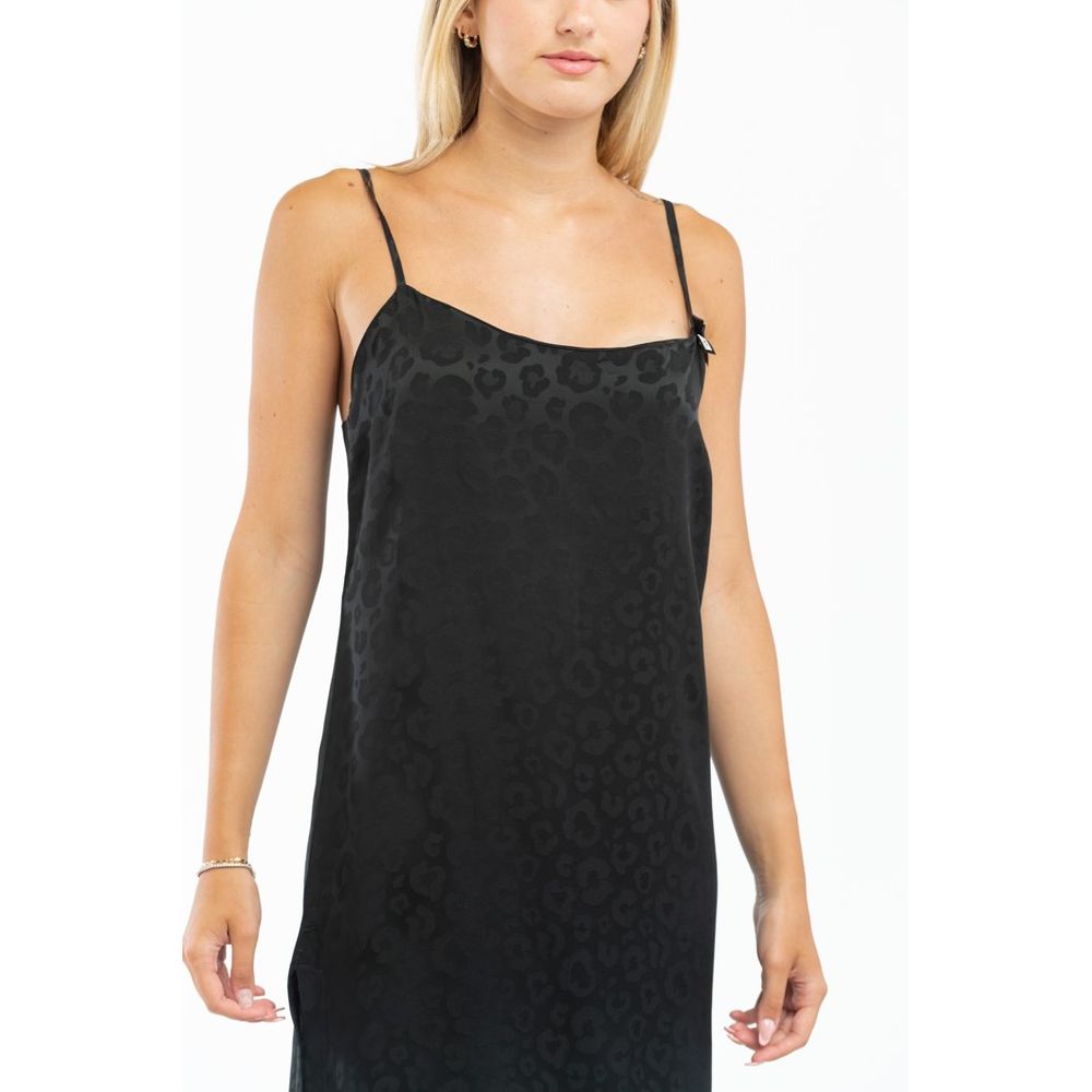 Moschino Schwarzes Nachthemd aus Acetat