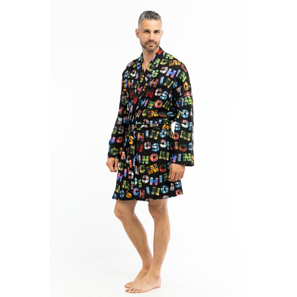 Moschino Mehrfarbiger Baumwoll-Bademantel