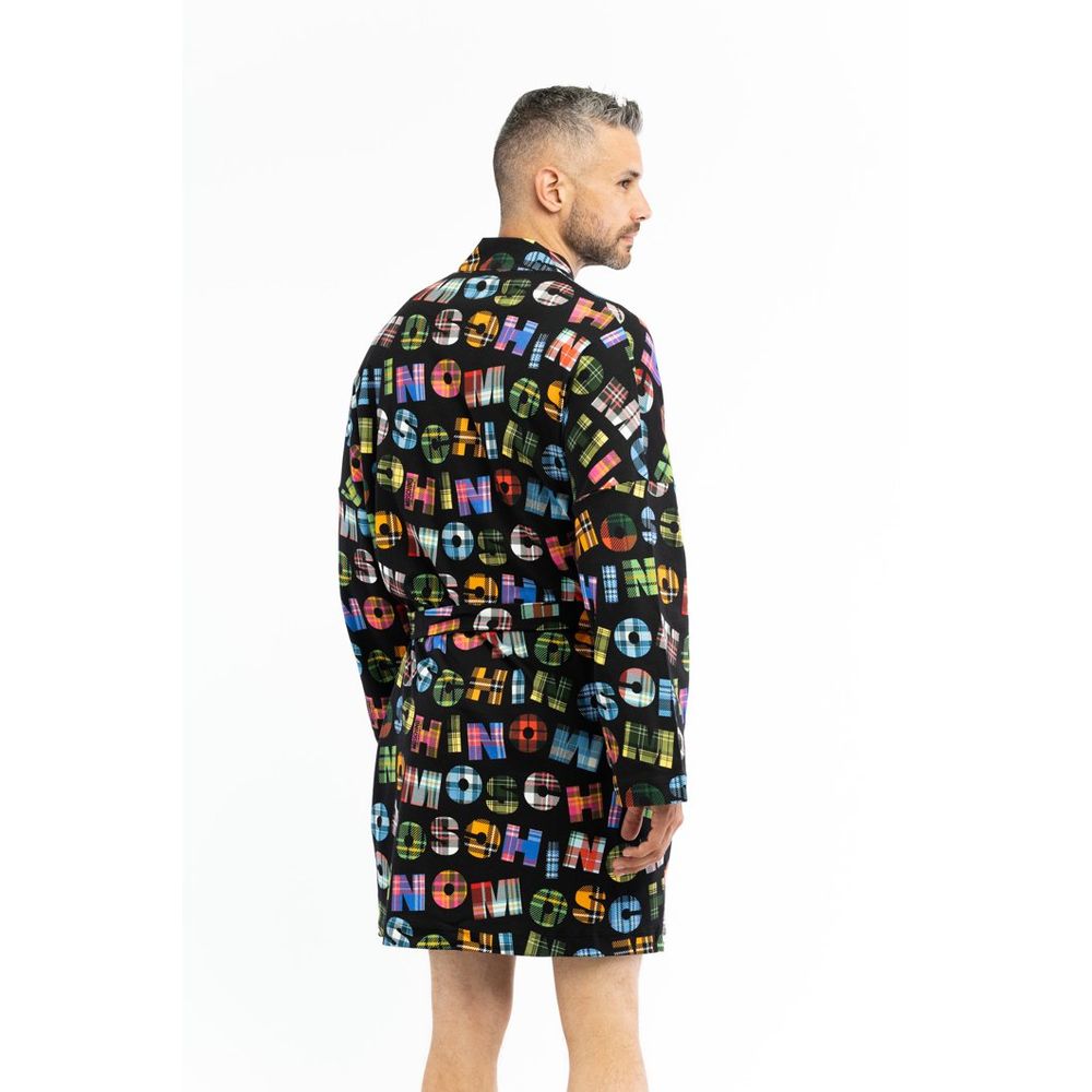 Moschino Mehrfarbiger Baumwoll-Bademantel