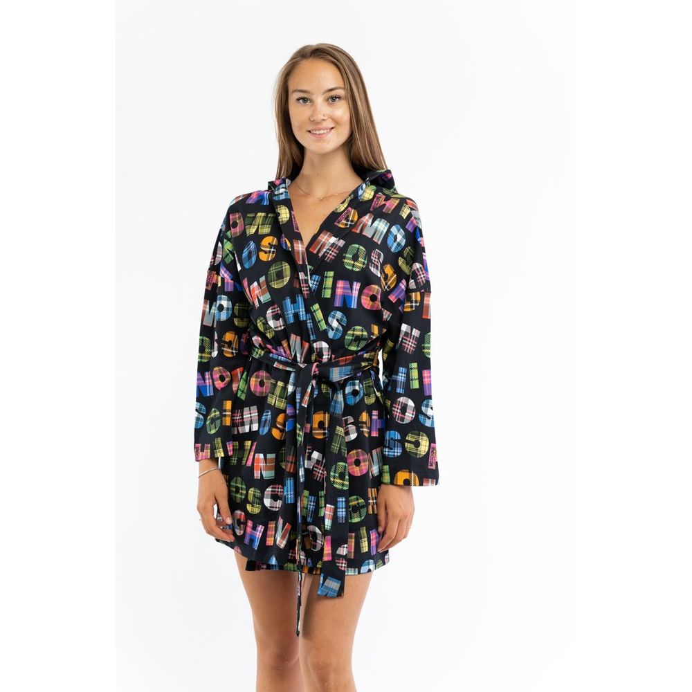 Moschino Mehrfarbiger Baumwoll-Bademantel