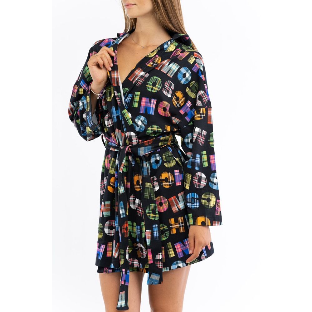 Moschino Mehrfarbiger Baumwoll-Bademantel