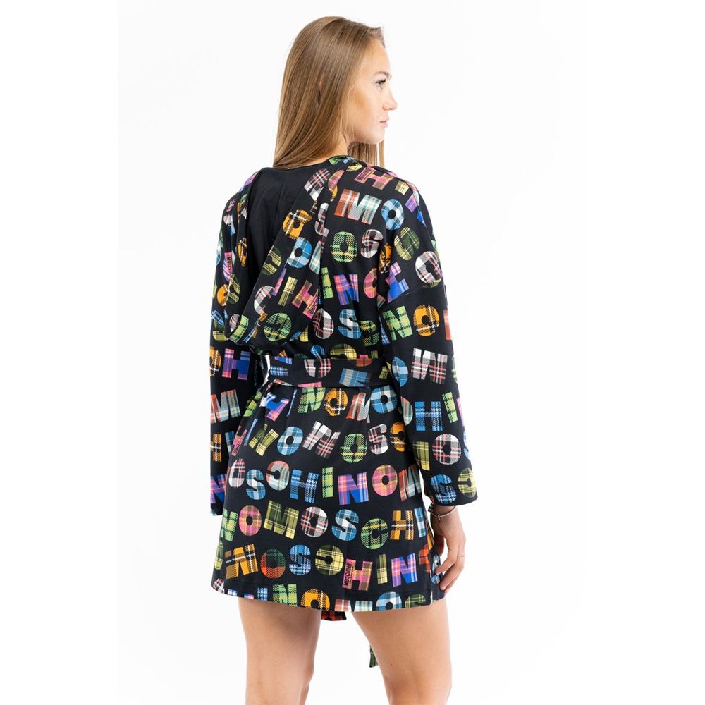 Moschino Mehrfarbiger Baumwoll-Bademantel