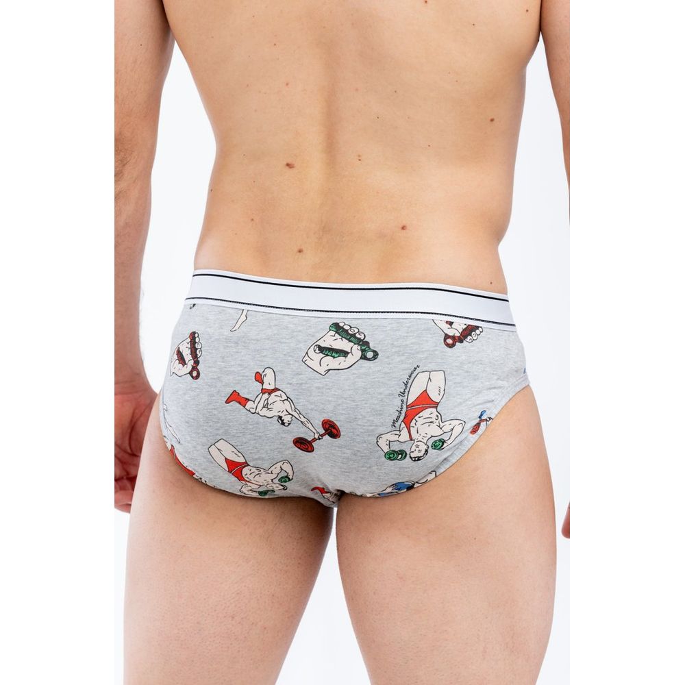 Moschino Graue Baumwoll-Slips