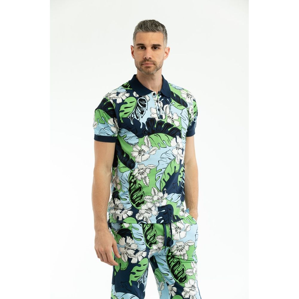 Moschino Mehrfarbiges Baumwoll-Polohemd