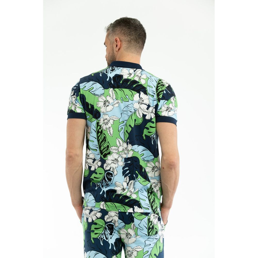 Moschino Mehrfarbiges Baumwoll-Polohemd