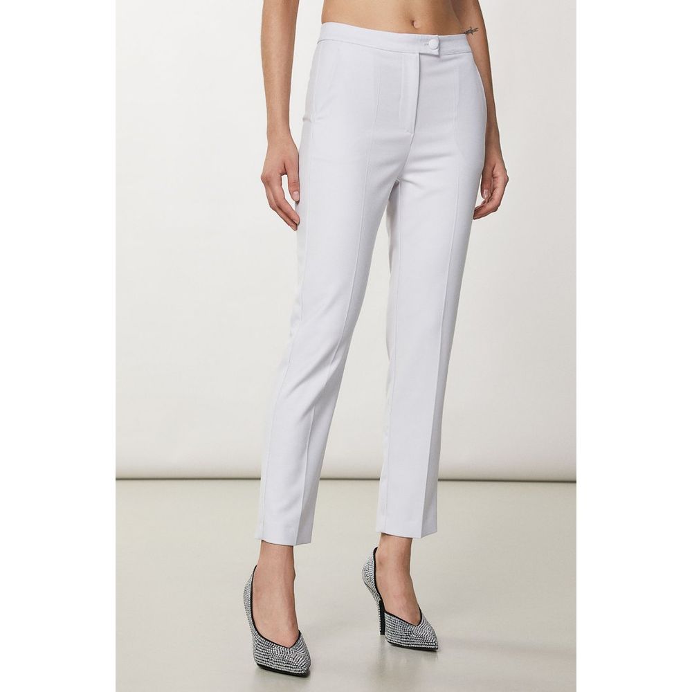 Patrizia Pepe Weiße Hose aus Polyester