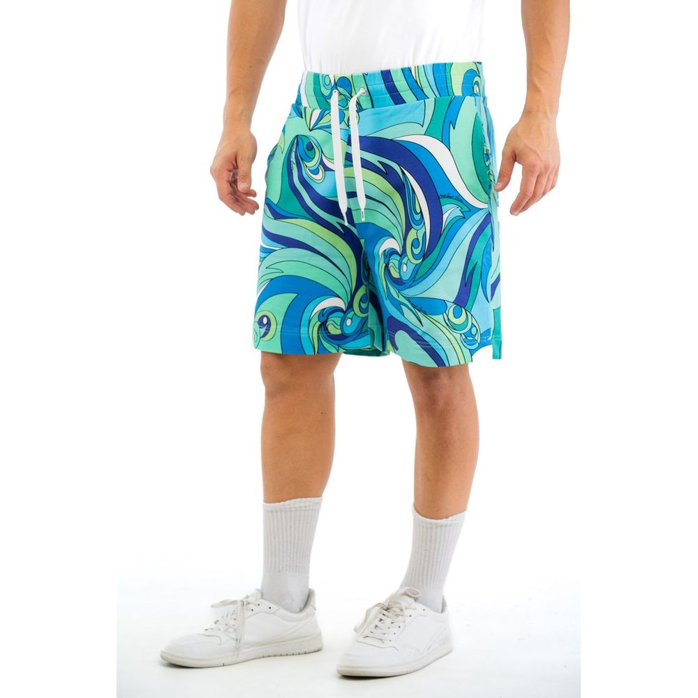 Moschino Mehrfarbige Baumwoll-Bermudashorts