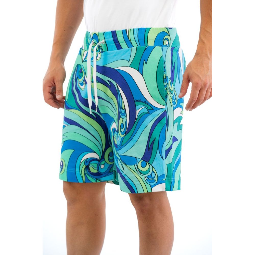 Moschino Mehrfarbige Baumwoll-Bermudashorts
