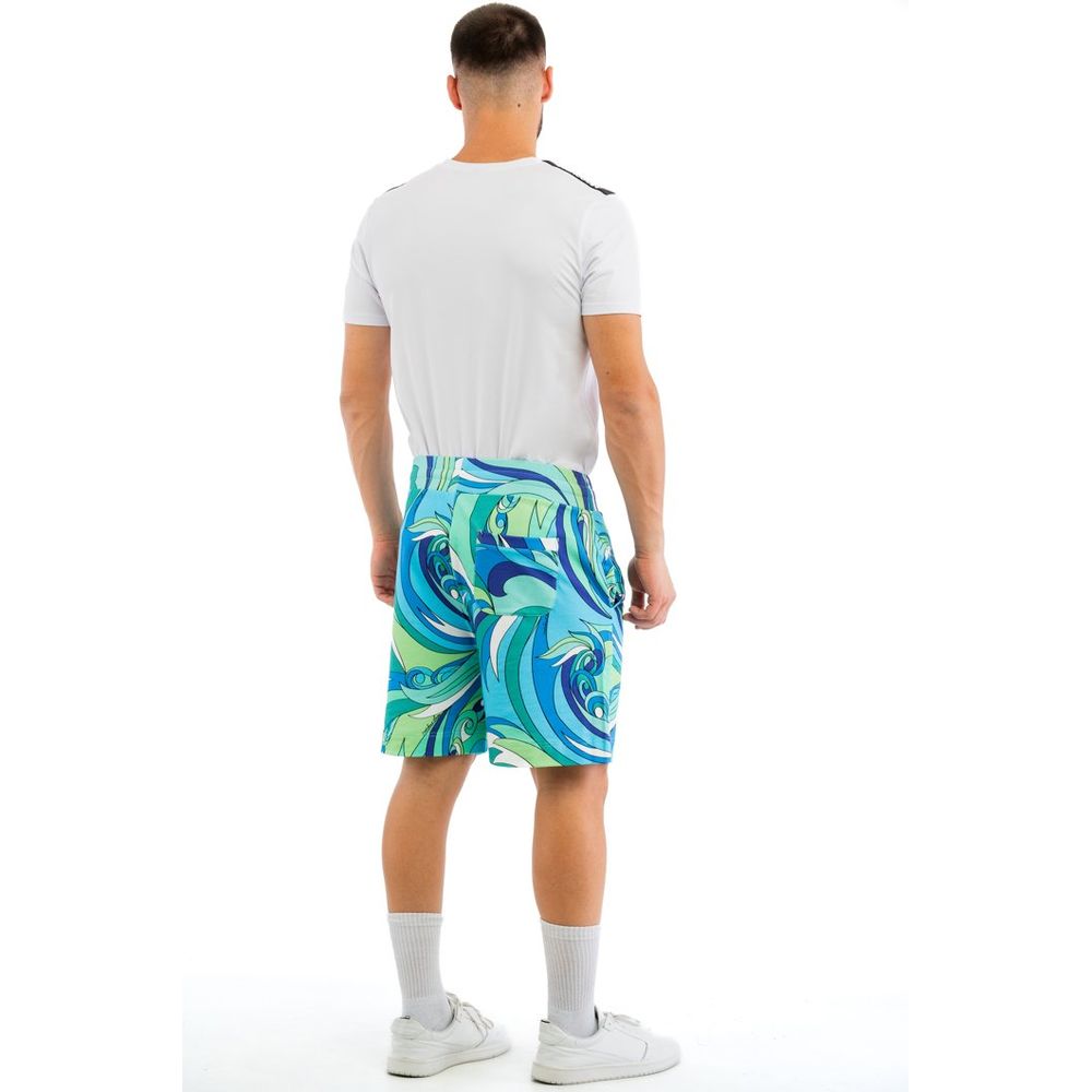 Moschino Mehrfarbige Baumwoll-Bermudashorts
