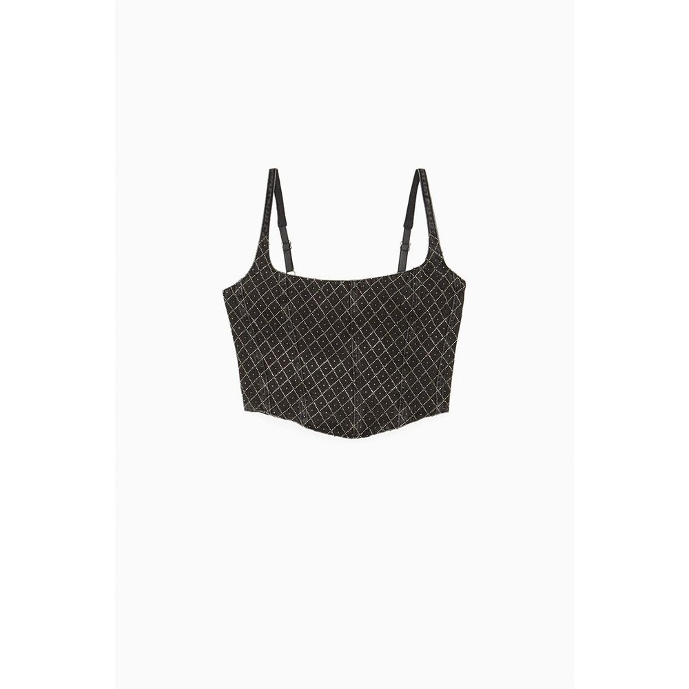 Patrizia Pepe Zweifarbige Baumwoll-Tanktops