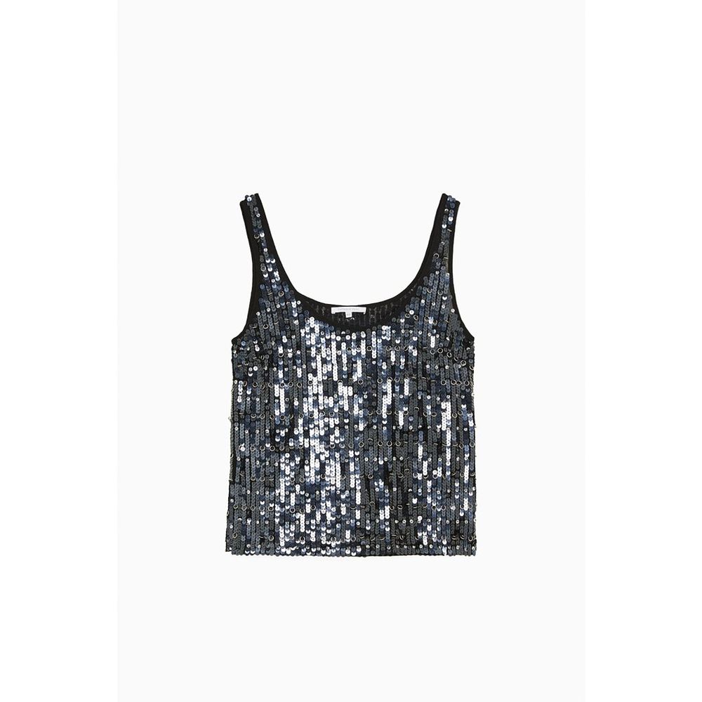 Patrizia Pepe Gold-Nylon-Tanktops