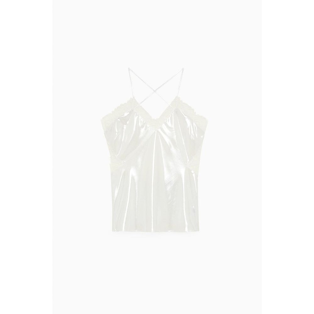 Patrizia Pepe Zweifarbige Polyester-Tanktops