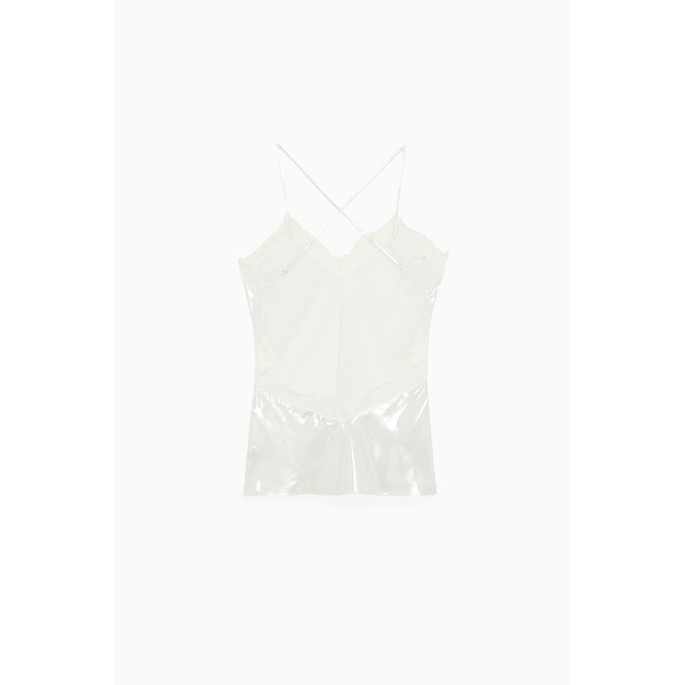 Patrizia Pepe Zweifarbige Polyester-Tanktops
