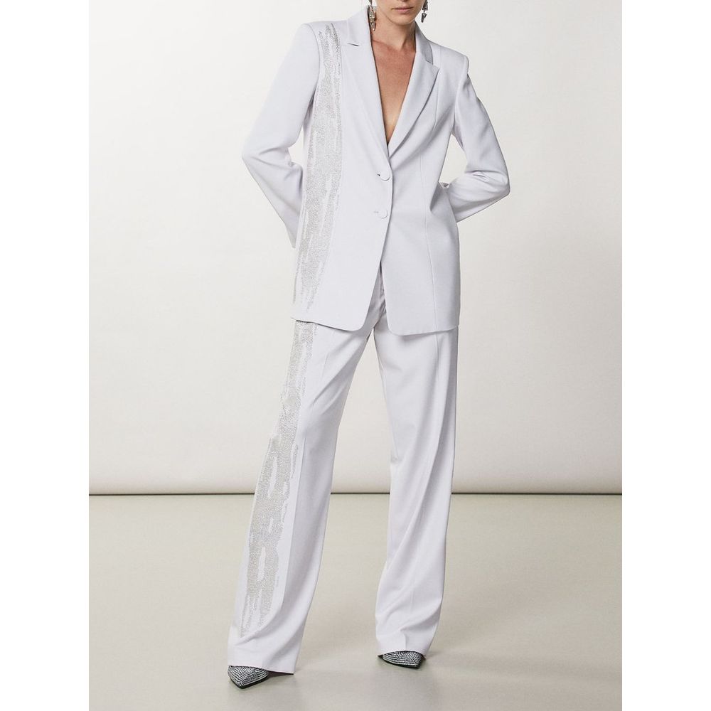 Patrizia Pepe Weißer Blazer aus Polyester