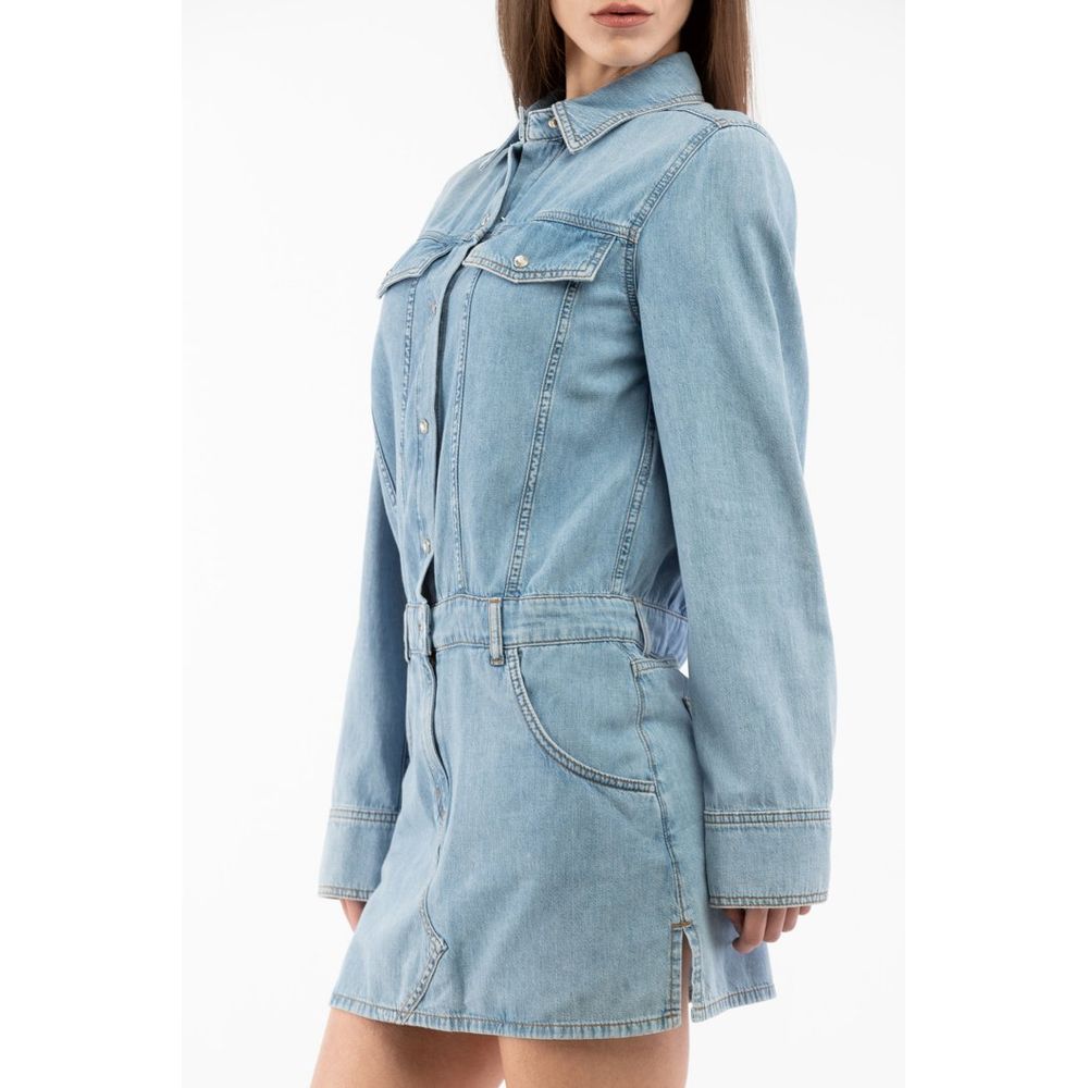 Moschino Mehrfarbiges Baumwoll-Freizeitkleid