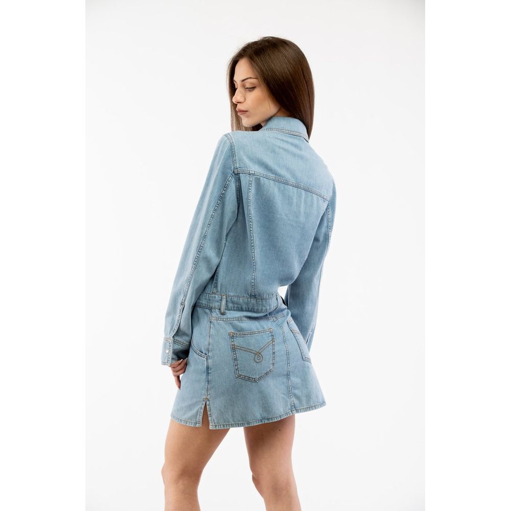 Moschino Mehrfarbiges Baumwoll-Freizeitkleid