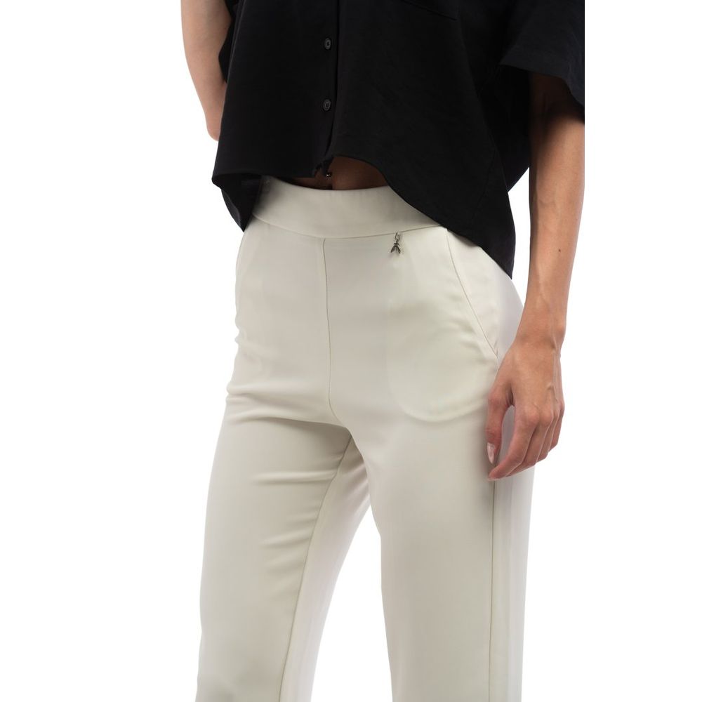 Patrizia Pepe Graue Freizeithose aus Polyester