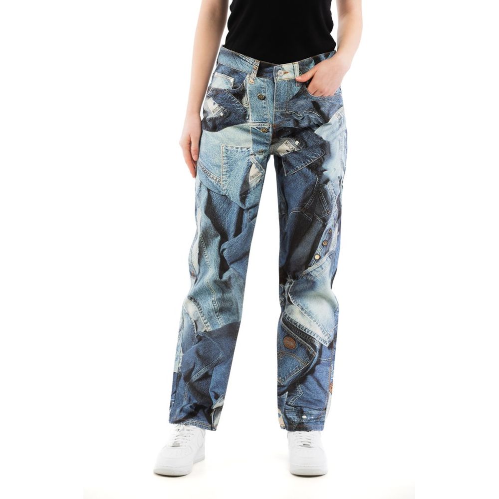 Moschino Mehrfarbige Jeans aus Baumwolle