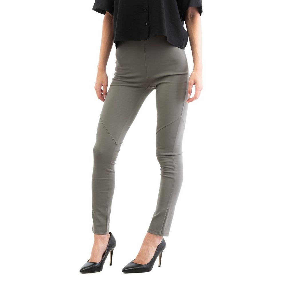 Patrizia Pepe Graue Skinny Hose aus Viskose
