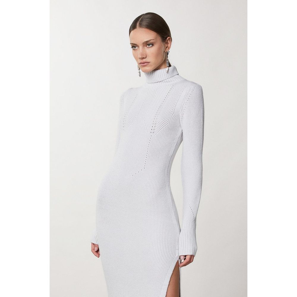 Patrizia Pepe Weißes legeres Kleid aus Viskose