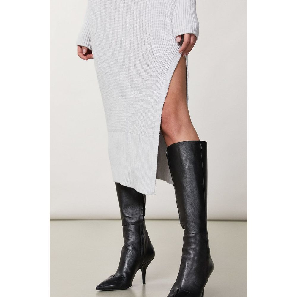 Patrizia Pepe Weißes legeres Kleid aus Viskose