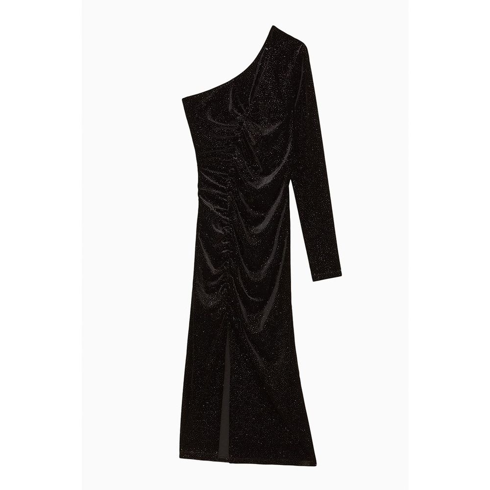 Patrizia Pepe Zweifarbige Cocktailkleid aus Polyester