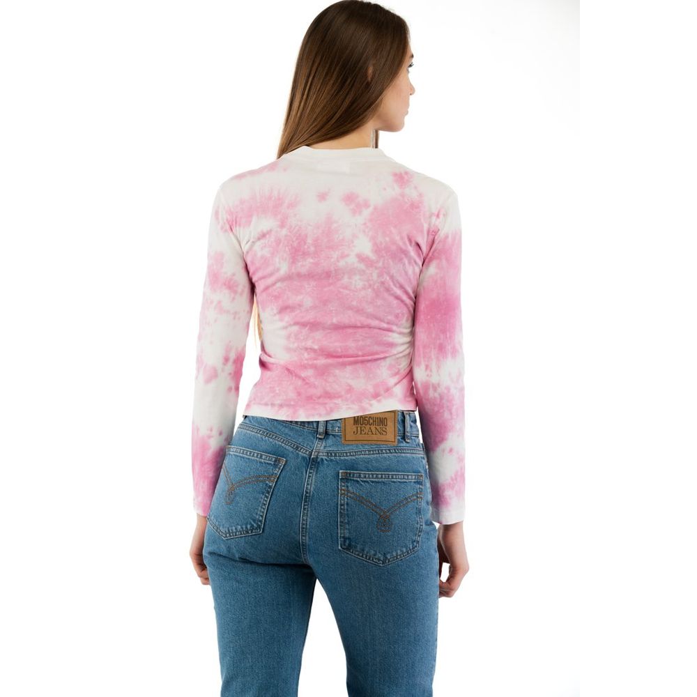 Moschino Mehrfarbiges Baumwoll-Langarmshirt