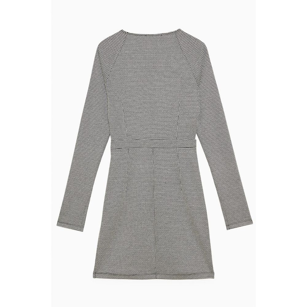 Patrizia Pepe Zweifarbige Polyester-Freizeitkleid