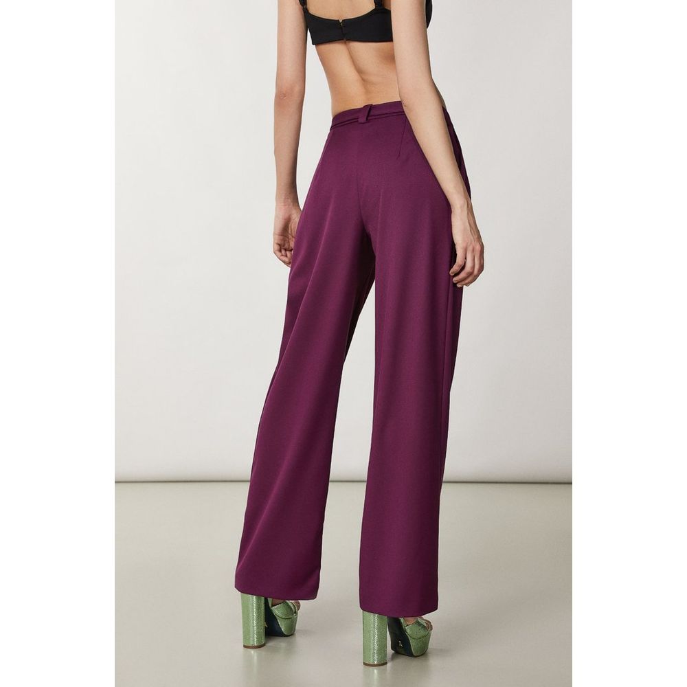 Patrizia Pepe Zweiteiliger Anzug aus violettem Polyester