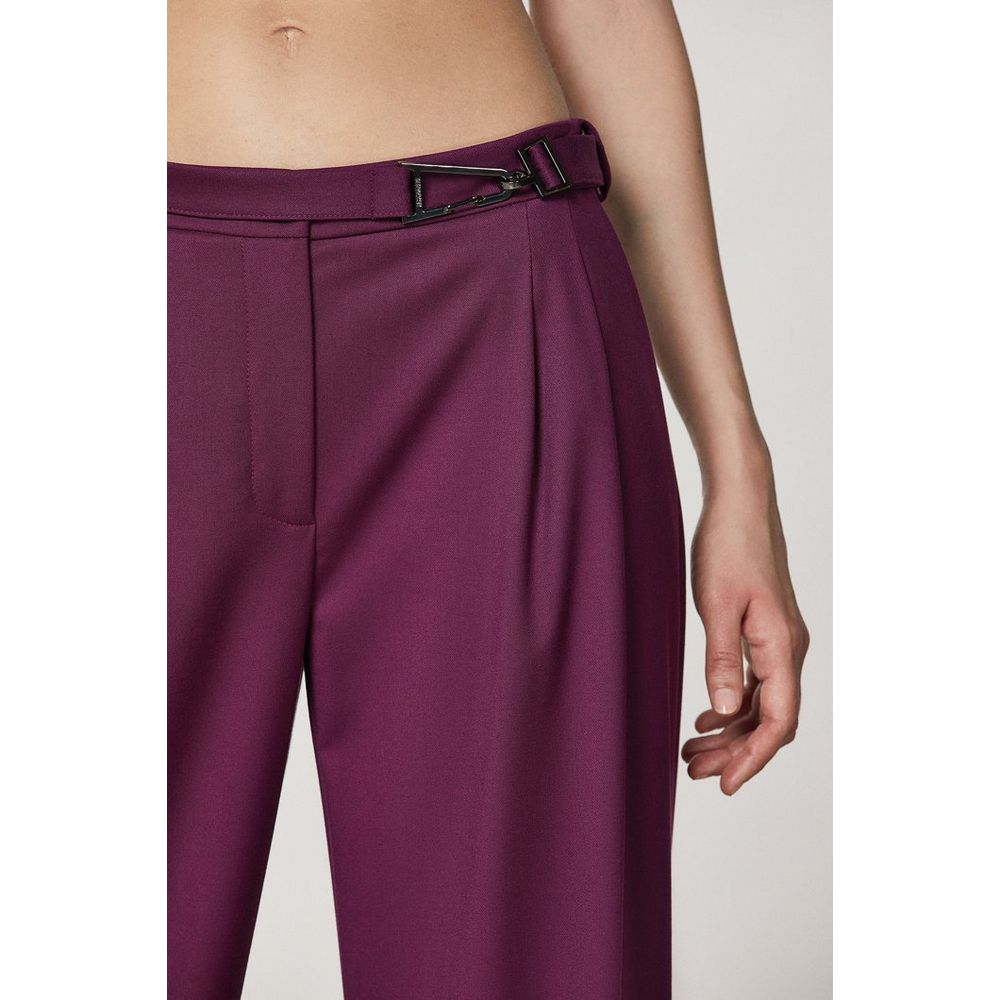 Patrizia Pepe Zweiteiliger Anzug aus violettem Polyester