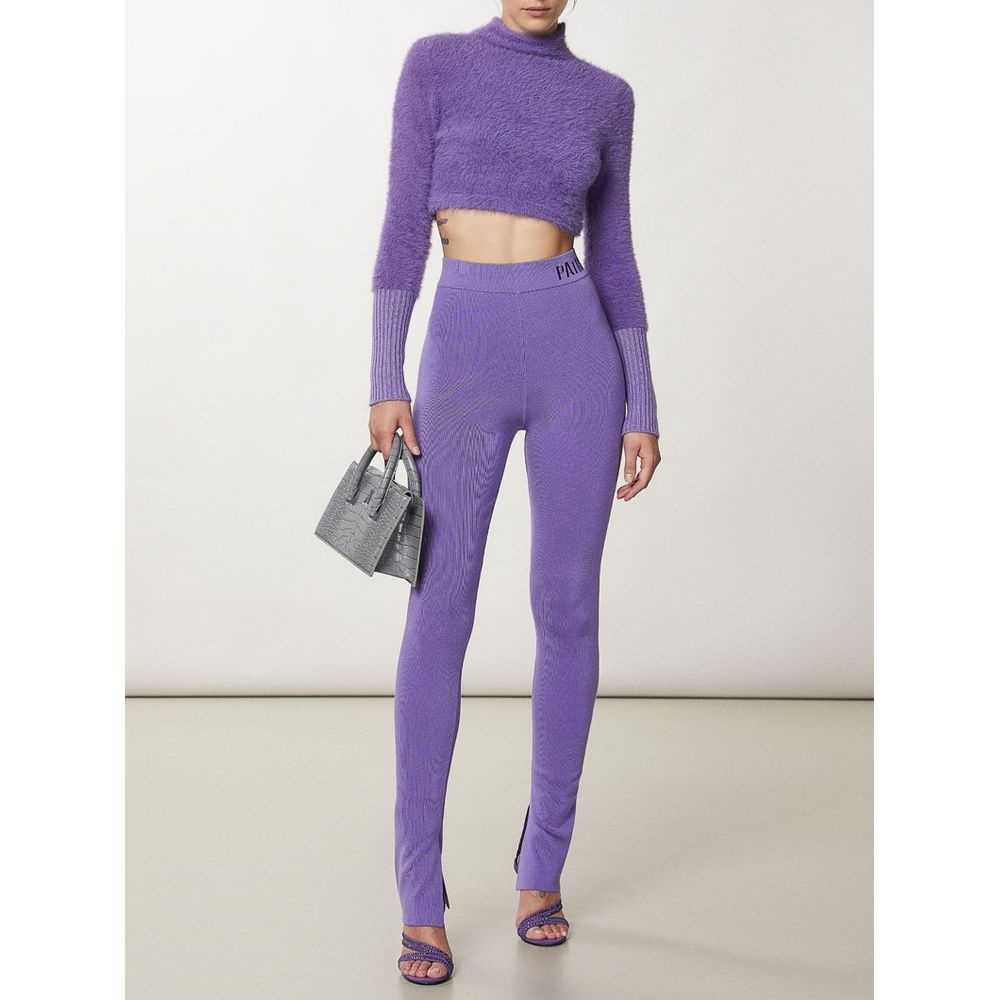 Patrizia Pepe Skinny-Hose aus Lyocell in Lila
