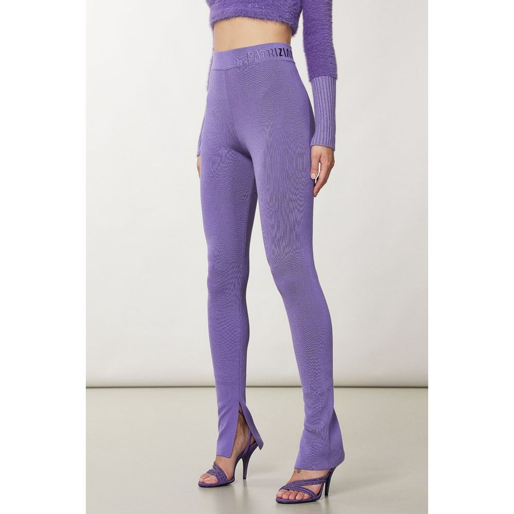 Patrizia Pepe Skinny-Hose aus Lyocell in Lila