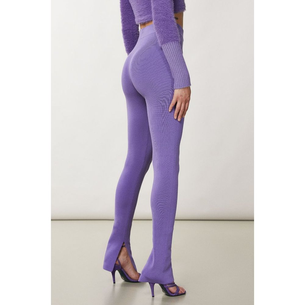 Patrizia Pepe Skinny-Hose aus Lyocell in Lila
