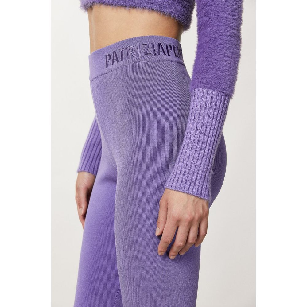 Patrizia Pepe Skinny-Hose aus Lyocell in Lila