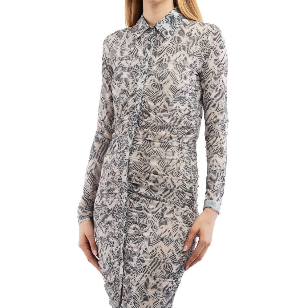 Patrizia Pepe Leger-Kleid aus natürlichem Polyester