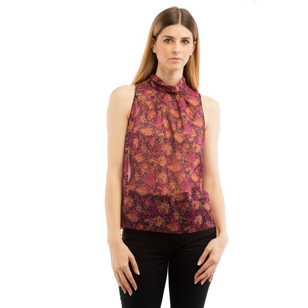 Patrizia Pepe Lila Polyester-Bluse