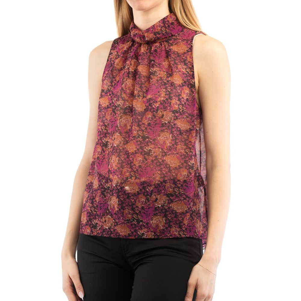 Patrizia Pepe Lila Polyester-Bluse